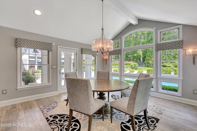 12 Wagon Way, Holmdel, NJ 07733 - dining space with baseboards, a chandelier, and light wood-style floors