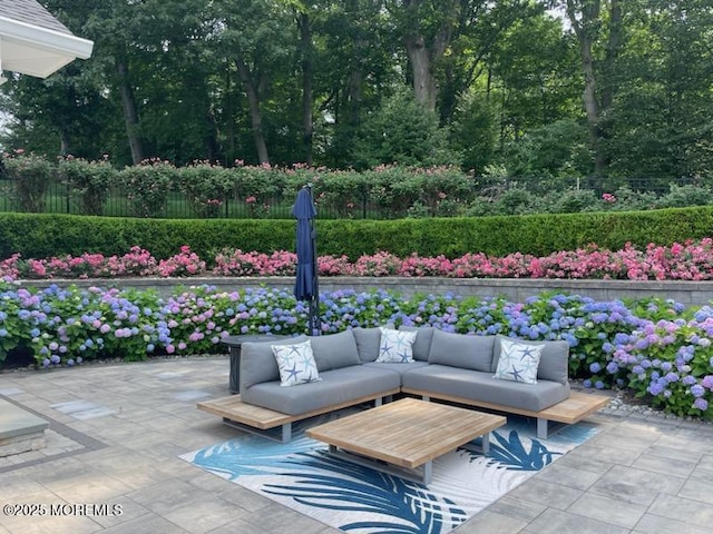 12 Wagon Way, Holmdel, NJ 07733 - view of patio / terrace featuring an outdoor living space