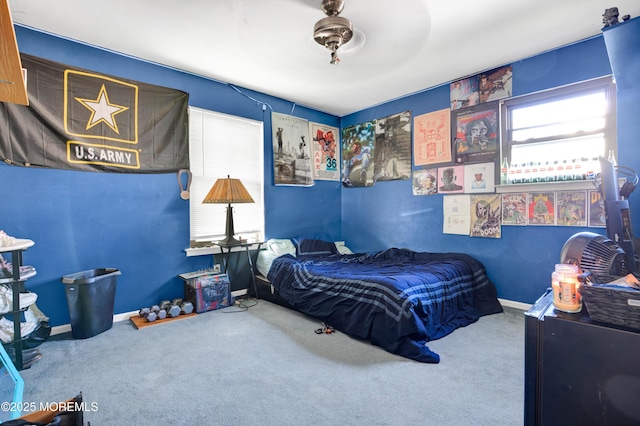 16 Markwood Dr, Howell, NJ 07731 - bedroom featuring carpet flooring, baseboards, and a ceiling fan