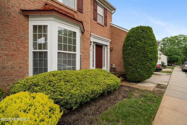 6 Foxmoor Ln, Bayville, NJ 08721 - entrance to property featuring brick siding