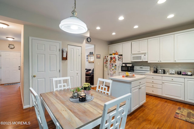 6 Foxmoor Ln, Bayville, NJ 08721 - dining space with recessed lighting and light wood-style floors