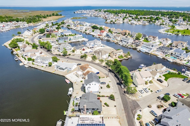 660 Fairview Ln, Forked River, NJ 08731 - aerial perspective of suburban area with a large body of water