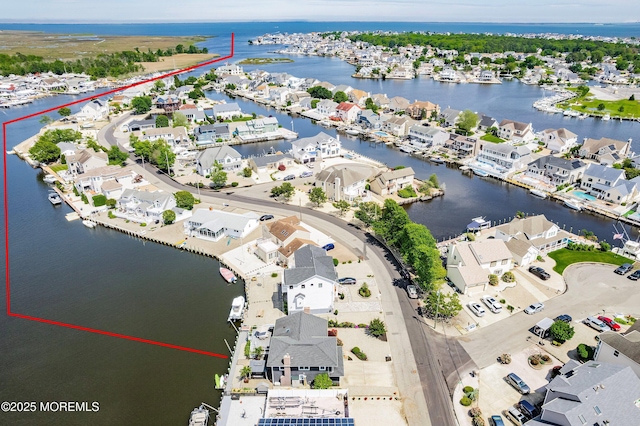 660 Fairview Ln, Forked River, NJ 08731 - aerial perspective of suburban area with a nearby body of water