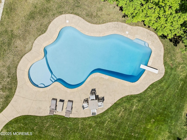 274 Beachview Ave, Manahawkin, NJ 08050 - view of pool featuring a yard