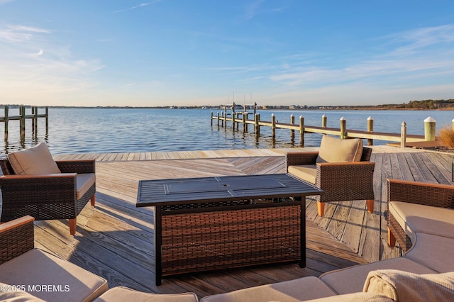 151 Shore Dr, Brick, NJ 08723 - dock area with a water view