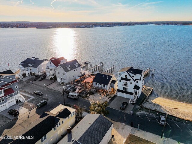 151 Shore Dr, Brick, NJ 08723 - aerial perspective of suburban area featuring a large body of water