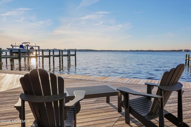 151 Shore Dr, Brick, NJ 08723 - dock with a water view