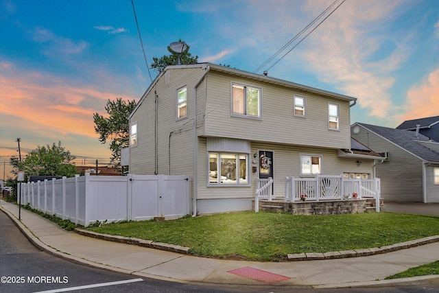 39 Scholer Dr, Union Beach, NJ 07735 - view of front of home with a gate