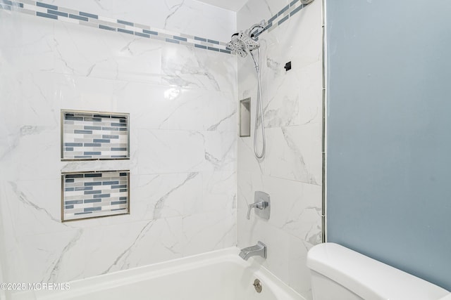 39 Scholer Dr, Union Beach, NJ 07735 - bathroom featuring toilet and shower / bath combination