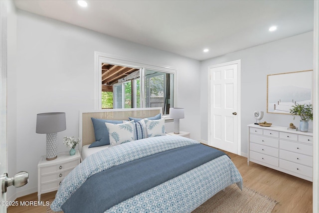 39 Scholer Dr, Union Beach, NJ 07735 - bedroom with light wood finished floors, recessed lighting, and baseboards