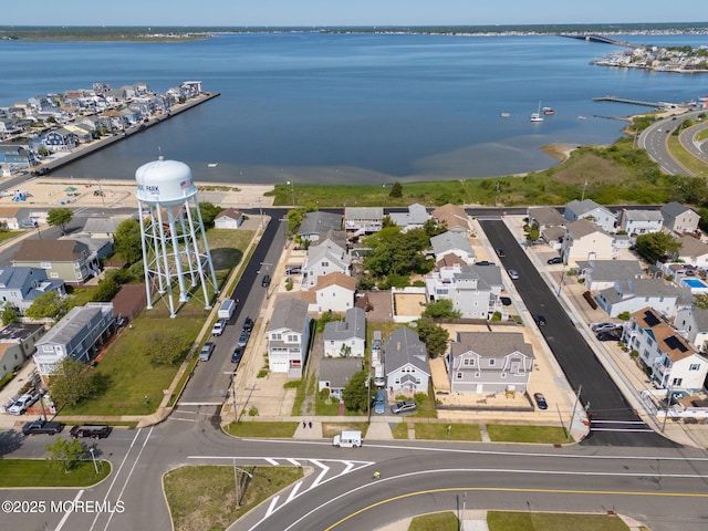 1707-1705 N Bayview Ave, Seaside Park, NJ 08752 - aerial overview of property's location featuring nearby suburban area and a large body of water
