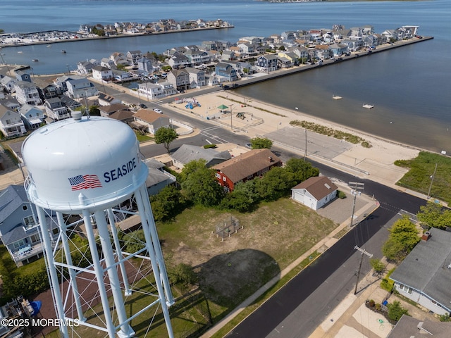 1707-1705 N Bayview Ave, Seaside Park, NJ 08752 - aerial perspective of suburban area with a large body of water