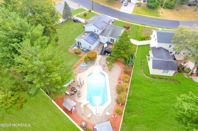 14 N Longview Rd, Howell, NJ 07731 - drone / aerial view of a pool area