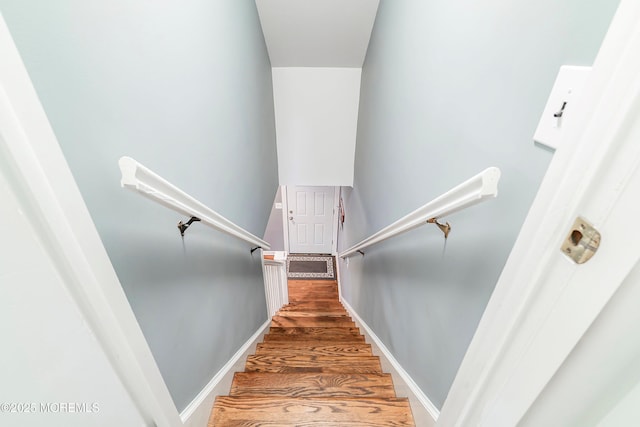 2897 State Route 138, Wall, NJ 07719 - stairway featuring wood finished floors and baseboards