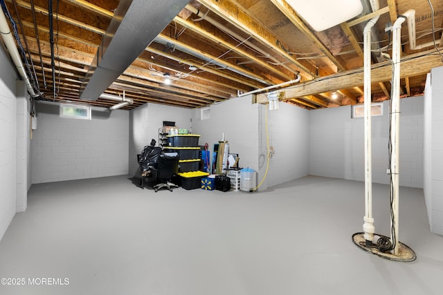 10 Emma Ln, Jackson, NJ 08527 - basement with concrete block wall
