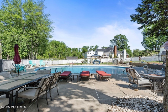 21 Wickatunk Rd, Manalapan, NJ 07726 - view of pool with a patio