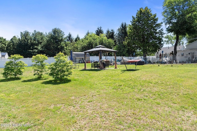 21 Wickatunk Rd, Manalapan, NJ 07726 - view of yard with a gazebo