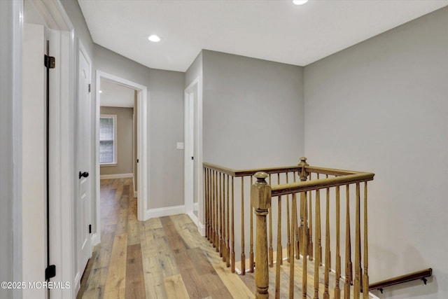 1103 Creamery Ct, Freehold, NJ 07728 - hall with light wood-style floors and recessed lighting