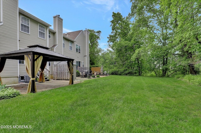 1103 Creamery Ct, Freehold, NJ 07728 - view of yard featuring a gazebo and a patio area