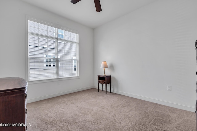 24 Beach Haven Way, Waretown, NJ 08758 - unfurnished room featuring carpet floors, a ceiling fan, and baseboards