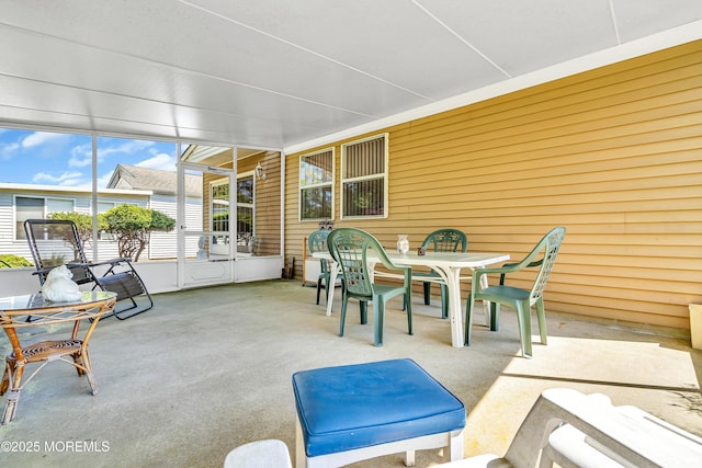 184 Pulaski Blvd, Toms River, NJ 08757 - sunroom with outdoor dining area