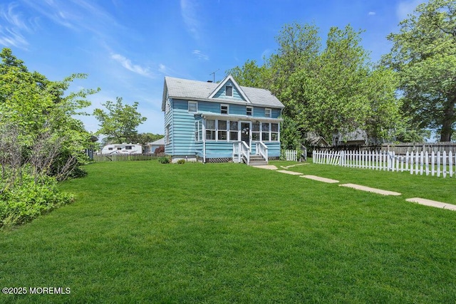 93 Lawrence Ave, Keansburg, NJ 07734 - back of property with a sunroom