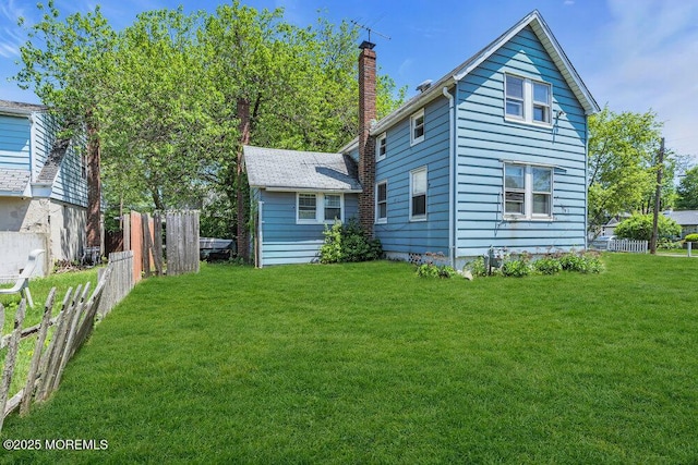 93 Lawrence Ave, Keansburg, NJ 07734 - back of property featuring a chimney