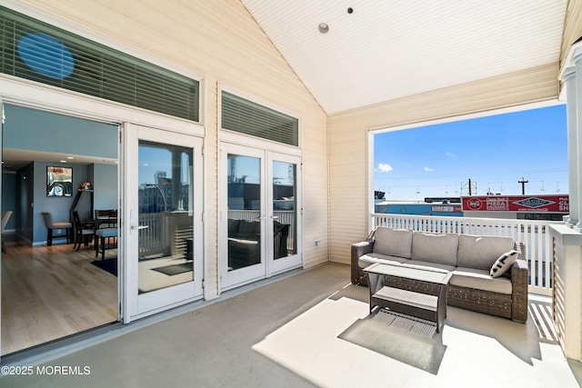 18 Sheridan Ave Unit 3, Seaside Heights, NJ 08751 - balcony with an outdoor living space