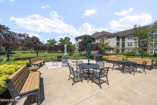 100 Middlesex Blvd Unit 144, Plainsboro, NJ 08536 - view of patio / terrace with outdoor dining space and a grill