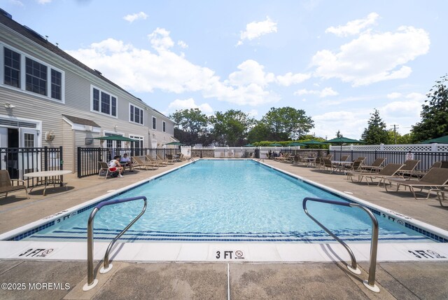 100 Middlesex Blvd Unit 144, Plainsboro, NJ 08536 - community pool featuring a patio area