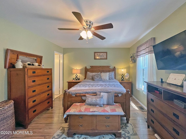 69 Bradford Ct, Aberdeen, NJ 07747 - bedroom with wood finished floors and ceiling fan