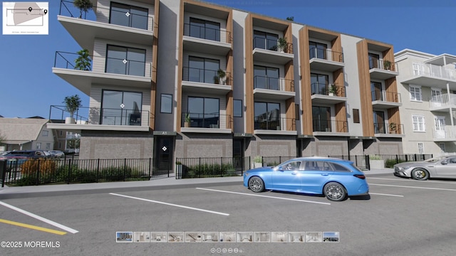 500 Ocean Ter Unit 1, Seaside Heights, NJ 08751 - view of apartment building / complex with uncovered parking