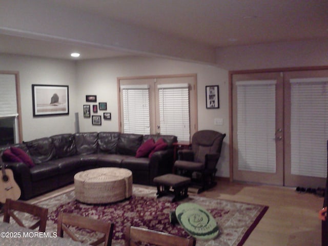 300 Lareine Ave, Bradley Beach, NJ 07720 - living area featuring wood finished floors and recessed lighting