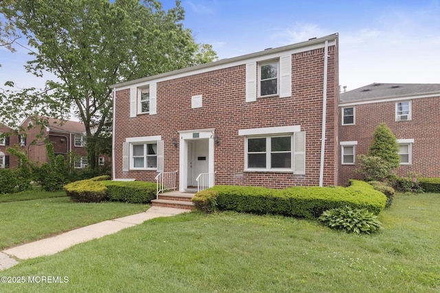 317 Bath Ave Unit 2, Long Branch, NJ 07740 - view of front of property with a front lawn and brick siding