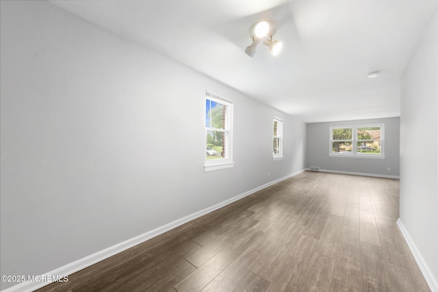 317 Bath Ave Unit 2, Long Branch, NJ 07740 - unfurnished room with wood finished floors and baseboards