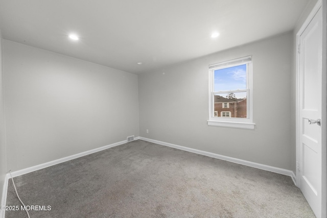 317 Bath Ave Unit 2, Long Branch, NJ 07740 - unfurnished bedroom featuring carpet floors, recessed lighting, and baseboards