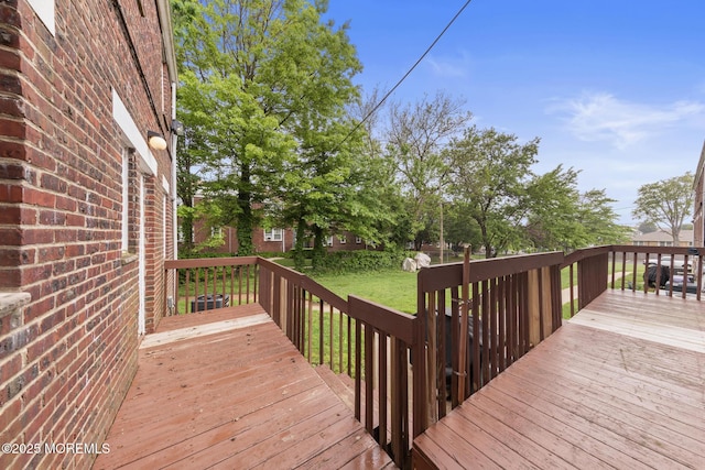 317 Bath Ave Unit 2, Long Branch, NJ 07740 - deck with a lawn