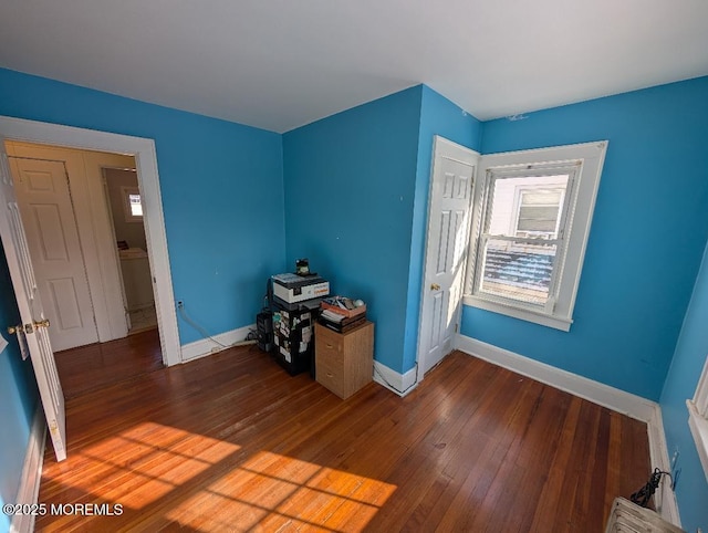 619 Leland Ave, Plainfield, NJ 07062 - unfurnished bedroom with wood-type flooring and baseboards