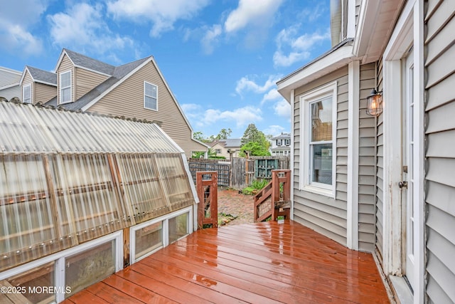 208 Cedar St, Lakehurst, NJ 08733 - wooden deck with a fenced backyard