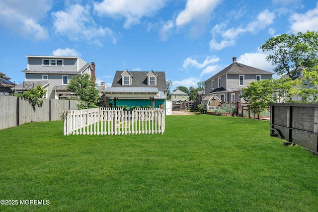 208 Cedar St, Lakehurst, NJ 08733 - view of yard featuring a residential view