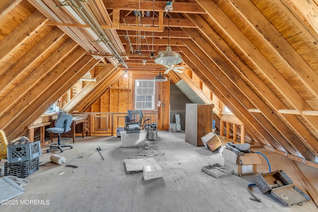 208 Cedar St, Lakehurst, NJ 08733 - view of unfinished attic