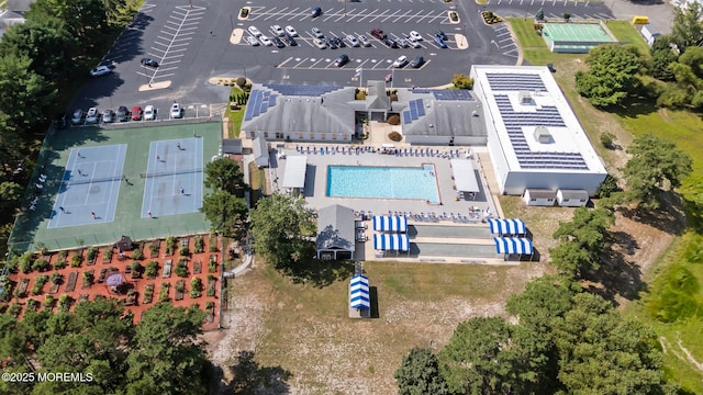 40 Prince Charles Dr, Toms River, NJ 08757 - aerial overview of property's location featuring a pool area