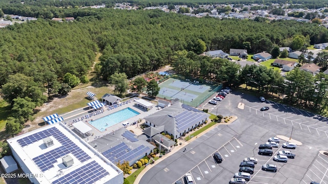 40 Prince Charles Dr, Toms River, NJ 08757 - drone / aerial view of a forest and a pool