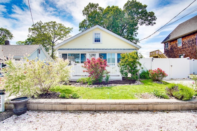 112 Bash Rd, Toms River, NJ 08753 - view of front facade with a gate