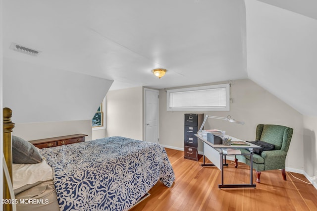 773 Princeton Ave, Brick, NJ 08724 - bedroom with wood finished floors, lofted ceiling, and baseboards