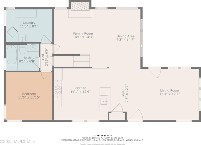 773 Princeton Ave, Brick, NJ 08724 - room layout