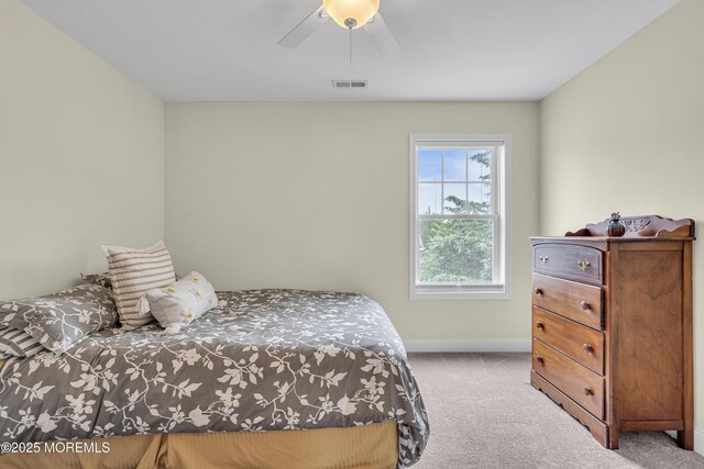 24 Woodview Ln, Cape May Court House, NJ 08210 - bedroom with carpet floors, baseboards, and a ceiling fan