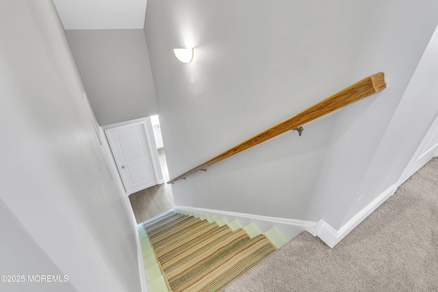 24 Woodview Ln, Cape May Court House, NJ 08210 - staircase with carpet floors and baseboards