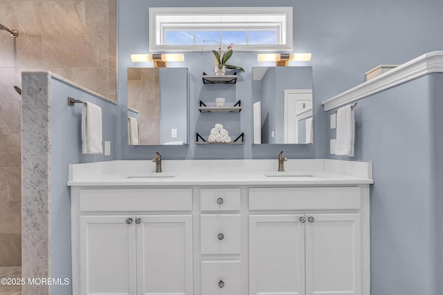 24 Woodview Ln, Cape May Court House, NJ 08210 - full bathroom featuring double vanity and walk in shower