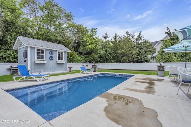 24 Woodview Ln, Cape May Court House, NJ 08210 - view of pool with a patio and an outbuilding